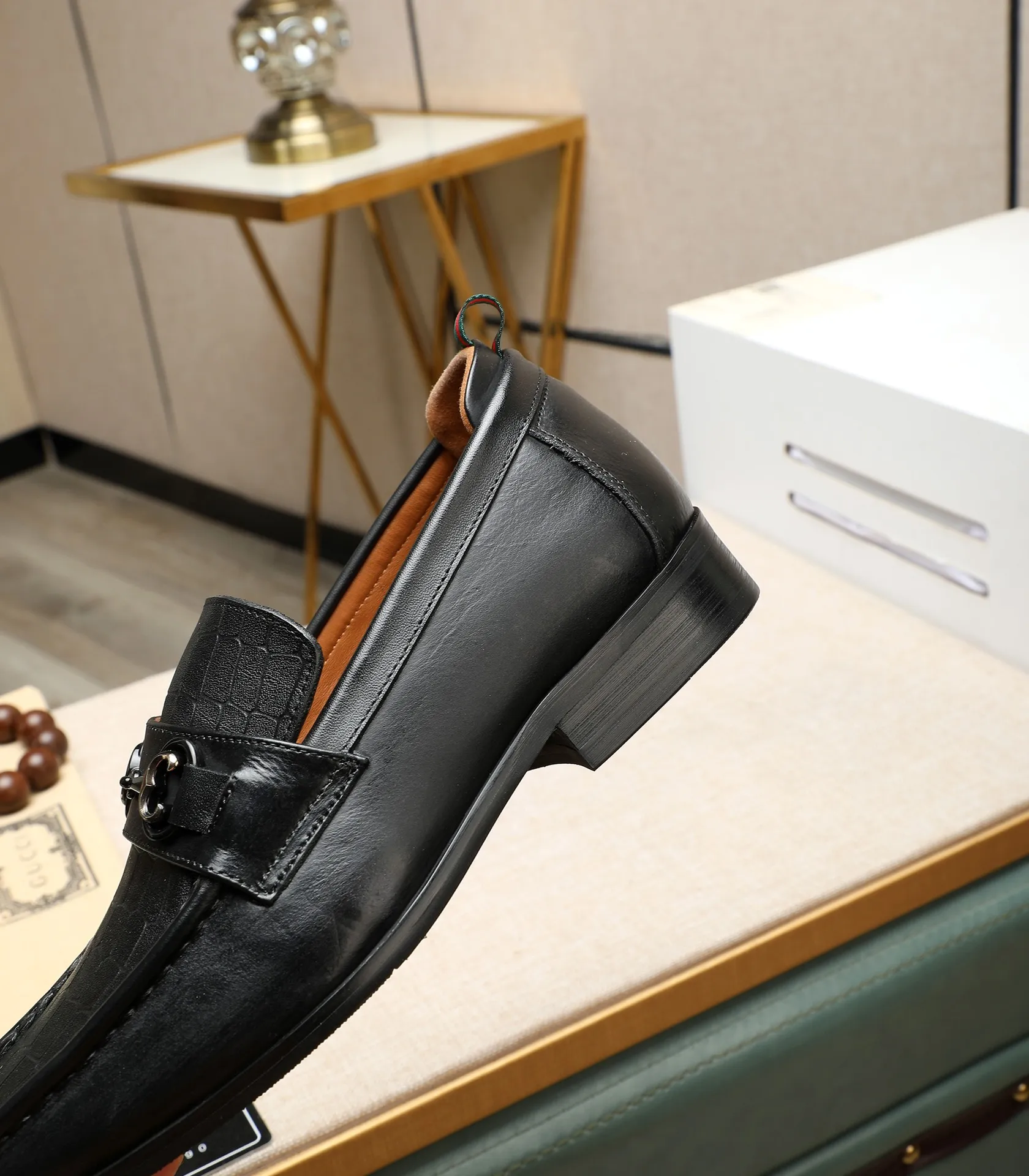 Men's shoes 💰500 📛📛Original (water-dyed cow lining) GUCCI official website formal shoes 🌀 Italian 🇮🇹 imported cowhide ➕ top imported water-dyed cowhide lining 💋 fine handmade original bottom, the real thing looks better when photographed in person Standard size 38-44